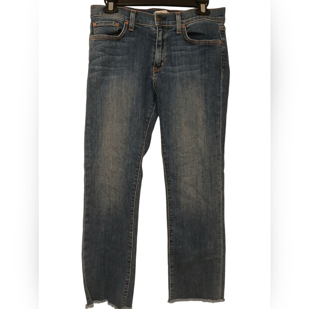 Principle Denim Innovators Optimist Raw Hem Medium Wash Blue Denim Jeans-30